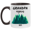 3434813028 - 11OZ Grandpa 2025 AM11OZ 11oz Accent Mug