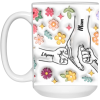 3437881190 - 15OZ - 2LI - Hands 21504 15oz White Mug