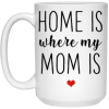 3438287879 - 15OZ HOME MOM 21504 15oz White Mug