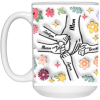 3436997747 - 15OZ - 4LU - Hands 21504 15oz White Mug