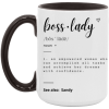 3457455747 - 15OZ BOSS LADY AM15OZ 15oz Accent Mug