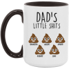 3457113854 - 15OZ DADS LITTLE 5 AM15OZ 15oz Accent Mug