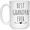 3473885958 - 15OZ BEST GRANDPA EVER 21504 15oz White Mug