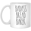 3481247044 - Badass Bread Baker 11oz XP8434 11oz White Mug