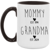 3493815518 - 15OZ MOMMY GRANDMA AM15OZ 15oz Accent Mug