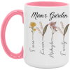 3491380042 - 15OZ PINK - MOMS GARDE AM15OZ 15oz Accent Mug