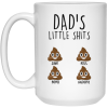 3493265745 - DAD 11OZ 21504 15oz White Mug