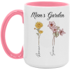 3492362940 - PINK - 15OZ MOM GARDEN AM15OZ 15oz Accent Mug