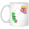3493547038 - WHITE - 11Oz The Love Between XP8434 11oz White Mug