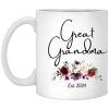 3112714609 - 15OZ GREAT GRANDMA 3515140671 - XP8434 11oz White Mug