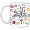 3501029037 - WHOTE - 11OZ - 4LU - Hands XP8434 11oz White Mug
