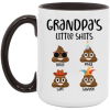 3502665280 - BLACK - GRANDPAS 4 AM15OZ 15oz Accent Mug