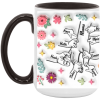3511454413 - BLACK - 15OZ - 8LI - Hands AM15OZ 15oz Accent Mug