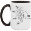 3506423409 - BLACK - 15OZ DAD SIFT AM15OZ 15oz Accent Mug