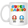 3512815176 - 11OZ SUPER DADDIO XP8434 11oz White Mug