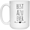 3512883858 - 15 OZ BEST AZU EVER 21504 15oz White Mug