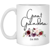 3508364959 - 15OZ GREAT GRANDMA 2025 3524437994 - XP8434 11oz White Mug