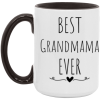 3517386073 - 15OZ BEST GRANDMAMA EVER AM15OZ 15oz Accent Mug