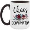 3534535688 - 15OZ BLACK - COORDINATOR SARAH AM15OZ 15oz Accent Mug