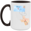 3531735199 - 15OZ KANSAS - TEXAS AM15OZ 15oz Accent Mug