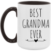 3524518068 - 15OZ BEST GRANDMA EVER AM15OZ 15oz Accent Mug