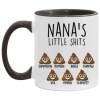 3524099801 - 11OZ BLACK - NANAS 5 AM11OZ 11oz Accent Mug