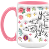 3526088366 - PINK - 15OZ - 7LI - Hands AM15OZ 15oz Accent Mug