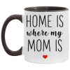 3528205952 - BLACK - 11OZ HOME MOM AM11OZ 11oz Accent Mug