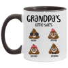 3532529919 - BLACK - 11OZ GRANDPAS 4 AM11OZ 11oz Accent Mug