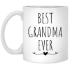 3532322734 - 11OZ BEST GRANDMA EVER XP8434 11oz White Mug