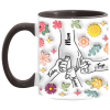 3539889304 - BLACK - 11OZ - 3LU - Hands AM11OZ 11oz Accent Mug