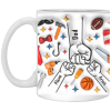 3516098740 - WHITE - DAD 11OZ XP8434 11oz White Mug