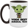 3597672593 - YENI - 15OZ YODA BEST AM15OZ 15oz Accent Mug