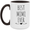 3637317389 - 15OZ BEST MIMI EVER AM15OZ 15oz Accent Mug
