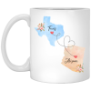 3635108010 -  11OZ TEXAS-ARIZONA XP8434 11oz White Mug