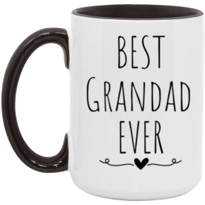3654304237 - 15OZ BEST GRANDAD EVER AM15OZ 15oz Accent Mug