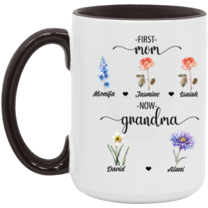 3655943277 - 15OZ FIST MOM AM15OZ 15oz Accent Mug