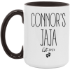 3660103305 - 15OZ BLACK CONNORS AJA AM15OZ 15oz Accent Mug