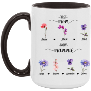 3653679286 -15OZ FIRST MOM AM15OZ 15oz Accent Mug