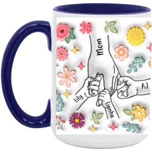 3655662402 - 15OZ - 3LU - Hands AM15OZ 15oz Accent Mug