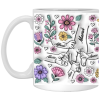 3657555200 - 11OZ MOM HANDS 4 XP8434 11oz White Mug