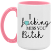 3664448507 - 15Oz Fuck Altyazili PINK AM15OZ 15oz Accent Mug