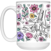 3664492577 - 15OZ GRANDMA HANDS 5 21504 15oz White Mug