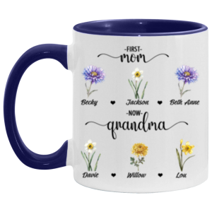 3664960833 - 11OZ FIRST MOM AM11OZ 11oz Accent Mug