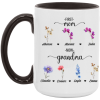 3658611704 - 3- 15OZ FIRT MOM BLACK AM15OZ 15oz Accent Mug