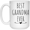3660952900 - 15OZ BEST GRANDMA EVER 21504 15oz White Mug