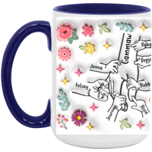 3667449573 - 15OZ - 7LI - Hands AM15OZ 15oz Accent Mug