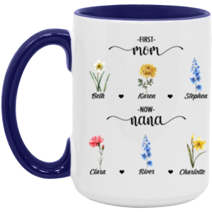 3662719504 - 15OZ FIRST MOM AM15OZ 15oz Accent Mug