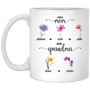 3669704419 - 11OZ FIRST MOM XP8434 11oz White Mug
