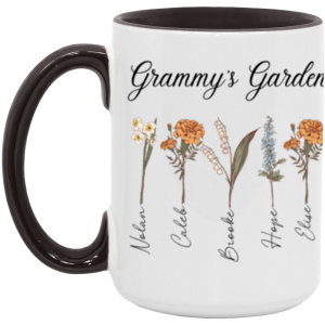 3662509424 - 15OZ GRAMMYS GARDEN AM15OZ 15oz Accent Mug